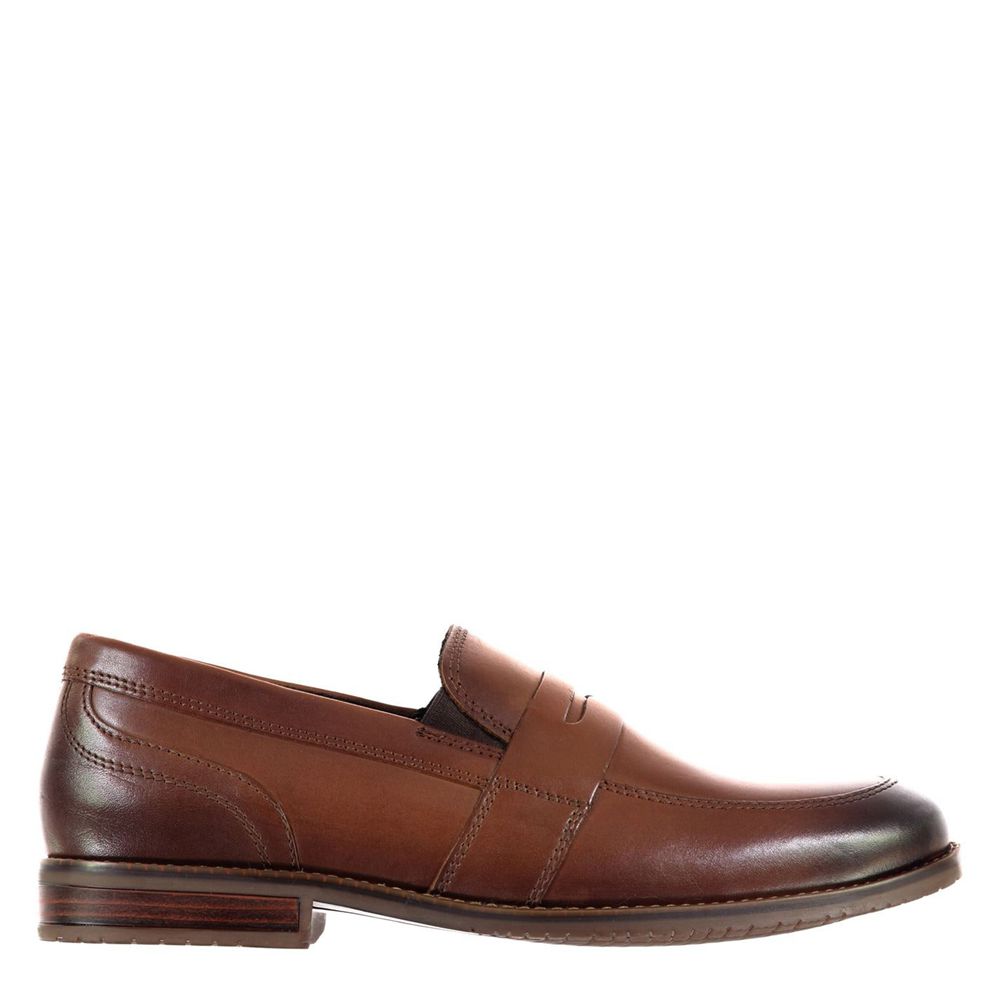 Rockport Penny - Mens Dress Shoes - Cognac - NZ (CMO-501642)